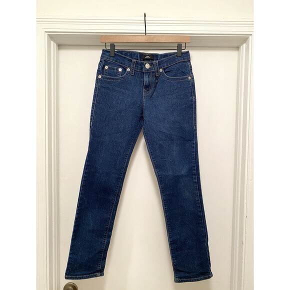 True Religion Geno Relaxed Slim Jeans Boys Sz 14 Dark Wash Logo - Picture 1 of 10